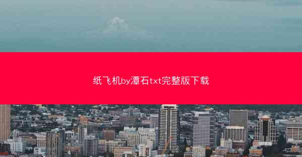 纸飞机by潭石txt完整版下载