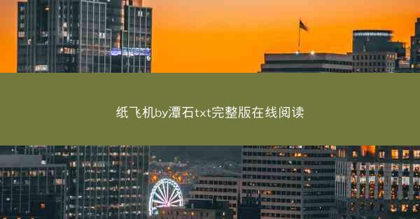 纸飞机by潭石txt完整版在线阅读