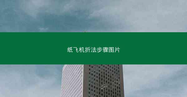纸飞机折法步骤图片