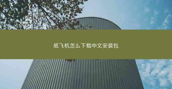 纸飞机怎么下载中文安装包