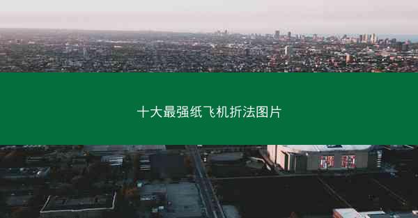 十大最强纸飞机折法图片