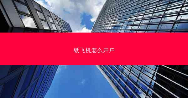 纸飞机怎么开户