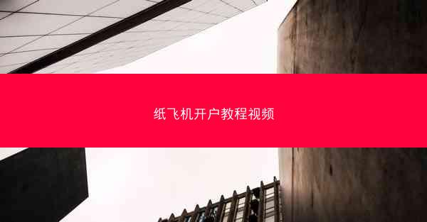 纸飞机开户教程视频