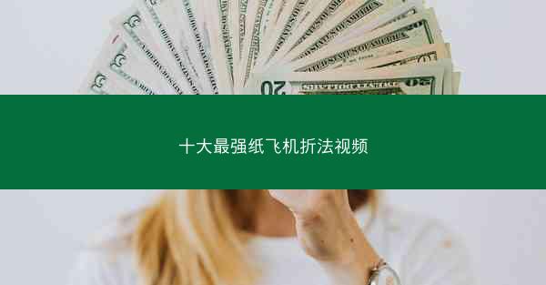 十大最强纸飞机折法视频