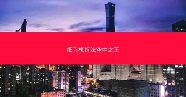 纸飞机折法空中之王