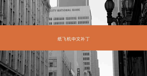 纸飞机中文补丁