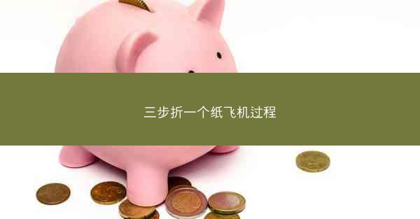 三步折一个纸飞机过程