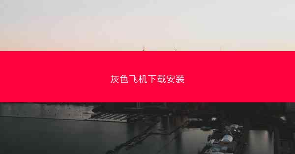 灰色飞机下载安装