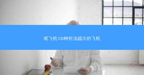 纸飞机100种折法超火的飞机