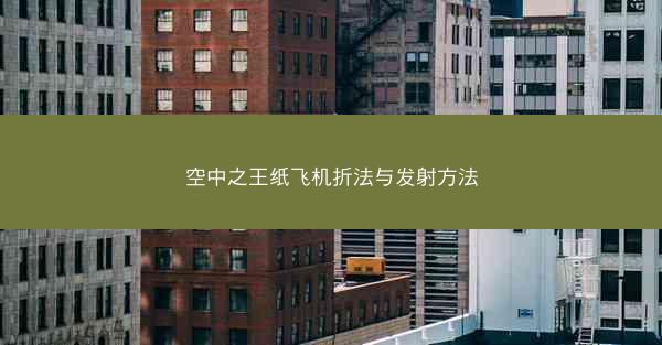 空中之王纸飞机折法与发射方法