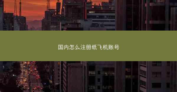 国内怎么注册纸飞机账号