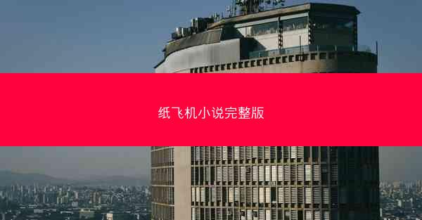 纸飞机小说完整版