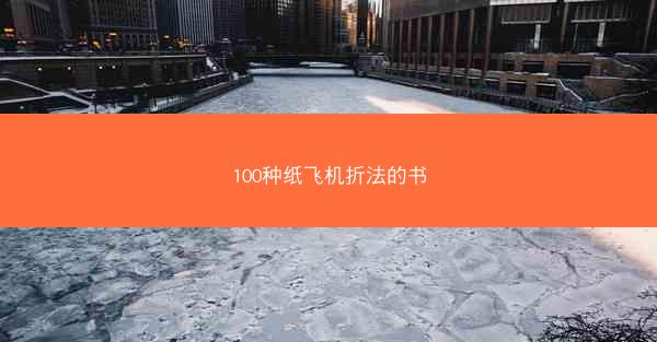 100种纸飞机折法的书