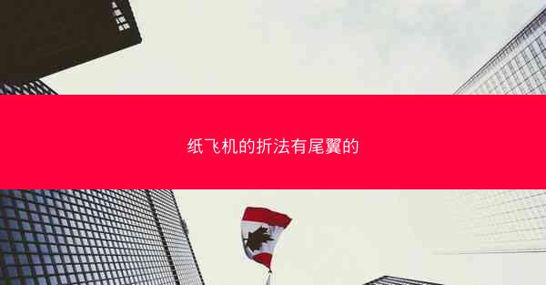 纸飞机的折法有尾翼的