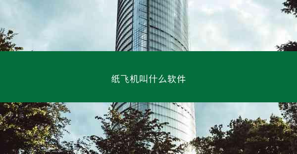 纸飞机叫什么软件