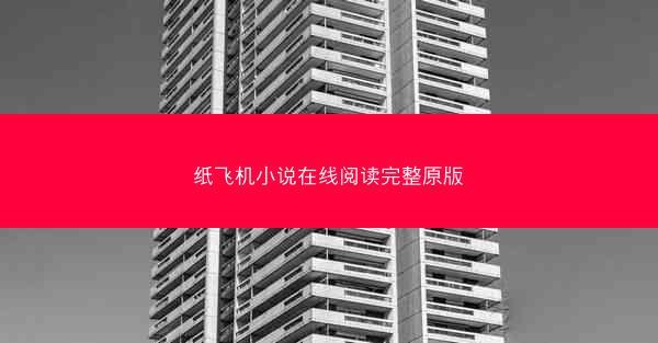 纸飞机小说在线阅读完整原版
