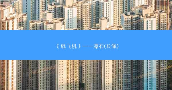 《纸飞机》——潭石(长佩)