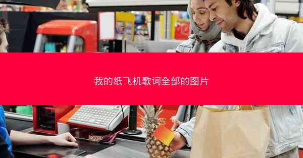 我的纸飞机歌词全部的图片