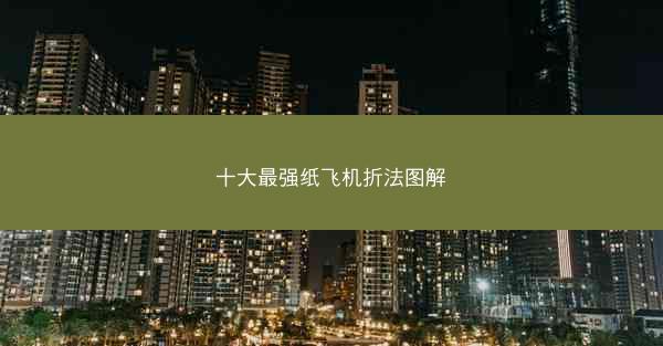 十大最强纸飞机折法图解