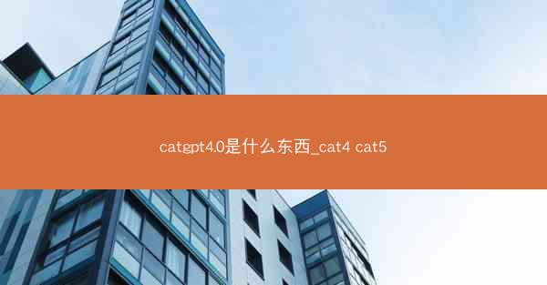 catgpt4.0是什么东西_cat4 cat5