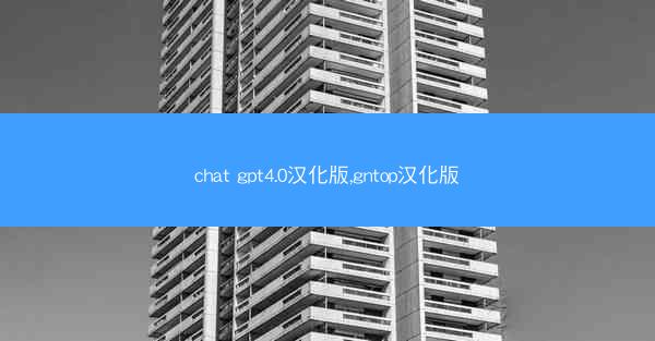 chat gpt4.0汉化版,gntop汉化版