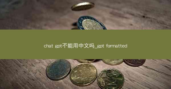 chat gpt不能用中文吗_gpt formatted