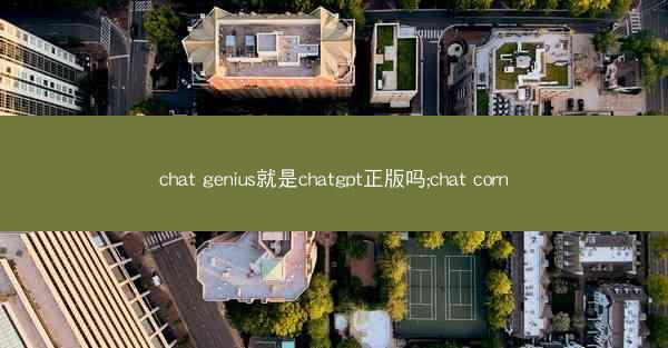 chat genius就是chatgpt正版吗;chat corn