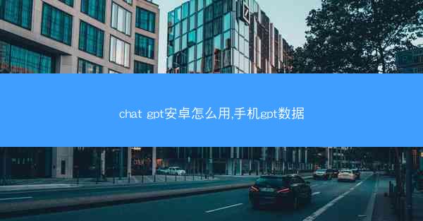 chat gpt安卓怎么用,手机gpt数据