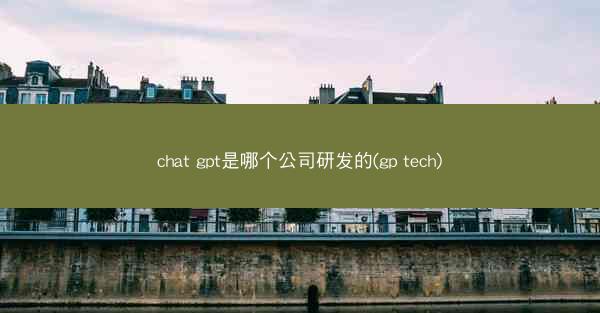 chat gpt是哪个公司研发的(gp tech)