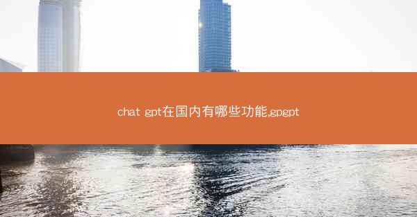 chat gpt在国内有哪些功能,gpgpt
