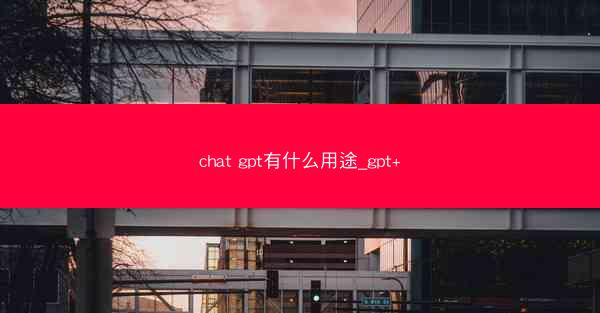 chat gpt有什么用途_gpt+