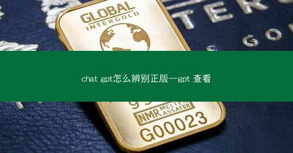 chat gpt怎么辨别正版—gpt 查看