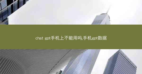 chat gpt手机上不能用吗,手机gpt数据