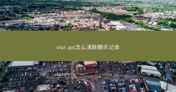 chat gpt怎么清除聊天记录