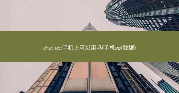chat gpt手机上可以用吗(手机gpt数据)
