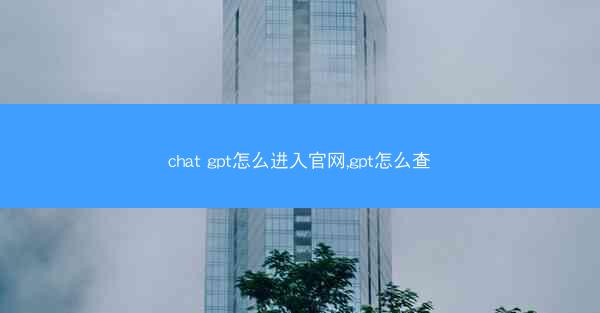 chat gpt怎么进入官网,gpt怎么查