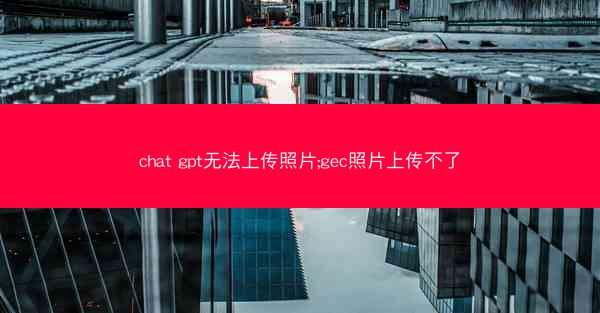 chat gpt无法上传照片;gec照片上传不了
