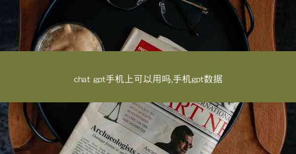chat gpt手机上可以用吗,手机gpt数据