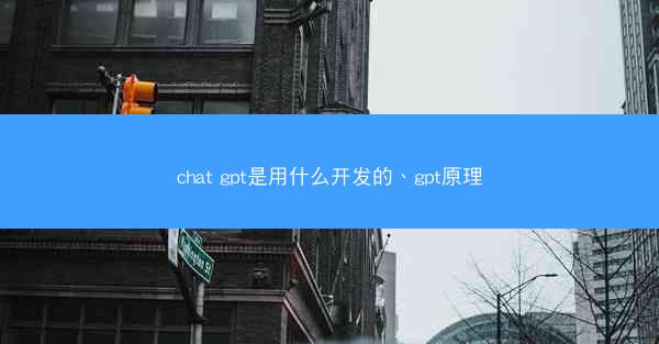 chat gpt是用什么开发的、gpt原理