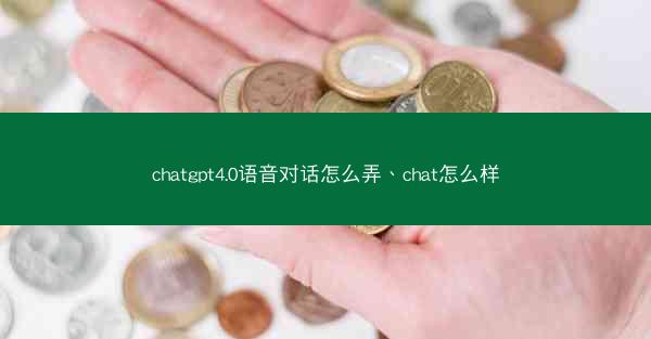 chatgpt4.0语音对话怎么弄、chat怎么样