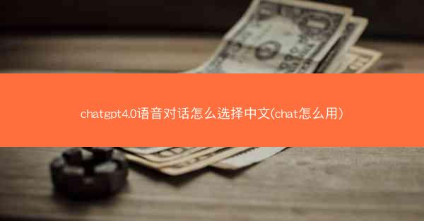 chatgpt4.0语音对话怎么选择中文(chat怎么用)