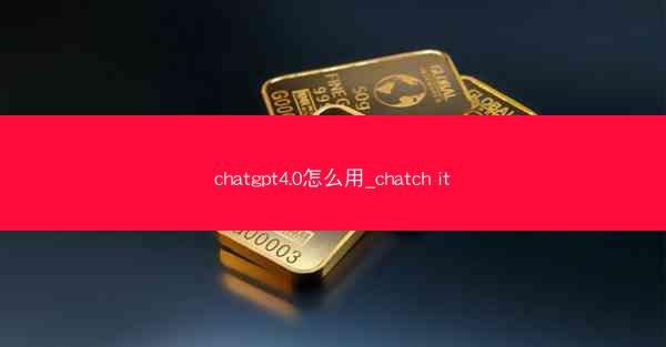 chatgpt4.0怎么用_chatch it