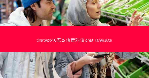 chatgpt4.0怎么语音对话,chat language