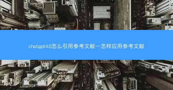 chatgpt4.0怎么引用参考文献—怎样应用参考文献