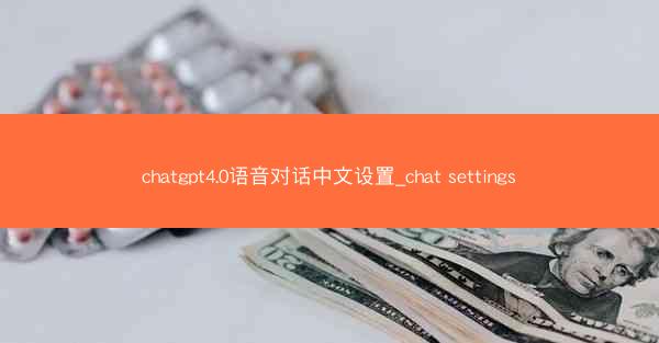 chatgpt4.0语音对话中文设置_chat settings