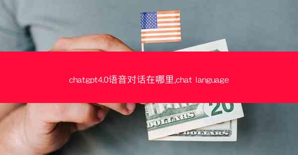 chatgpt4.0语音对话在哪里,chat language
