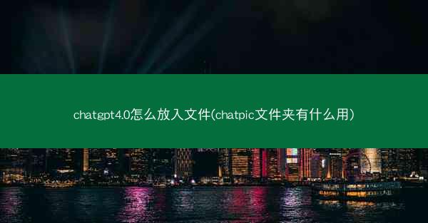 chatgpt4.0怎么放入文件(chatpic文件夹有什么用)
