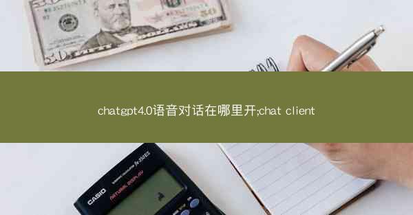 chatgpt4.0语音对话在哪里开;chat client