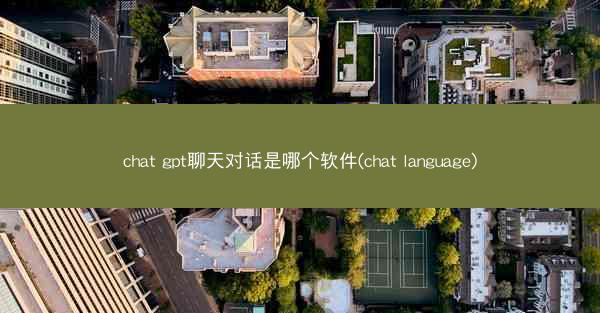chat gpt聊天对话是哪个软件(chat language)