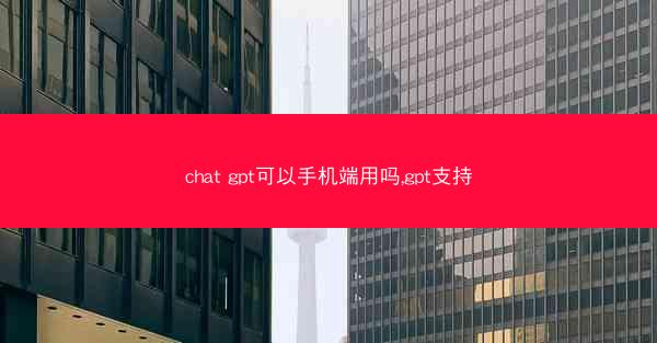chat gpt可以手机端用吗,gpt支持